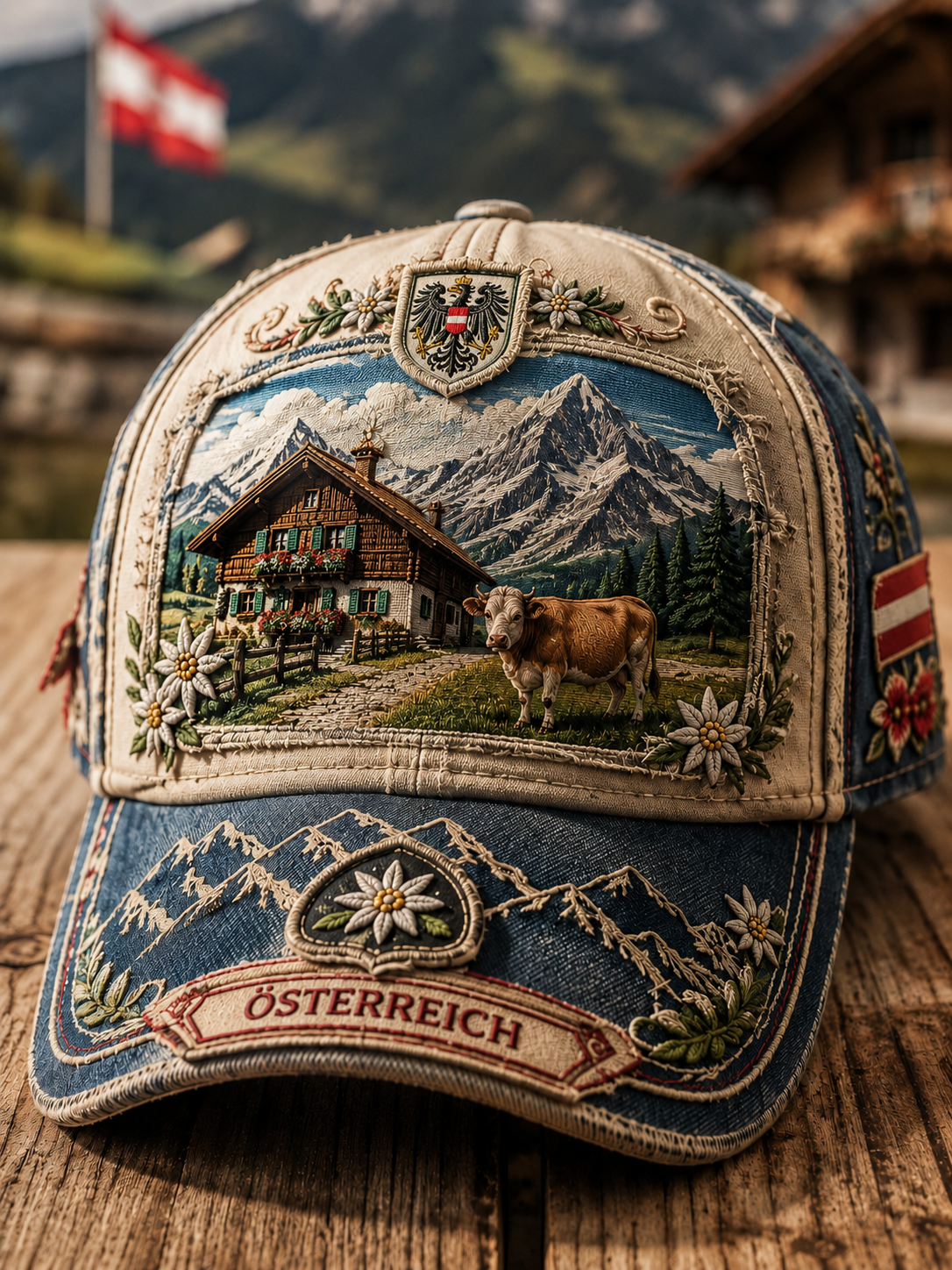Österreichische ländliche Kultur Unisex-Mütze