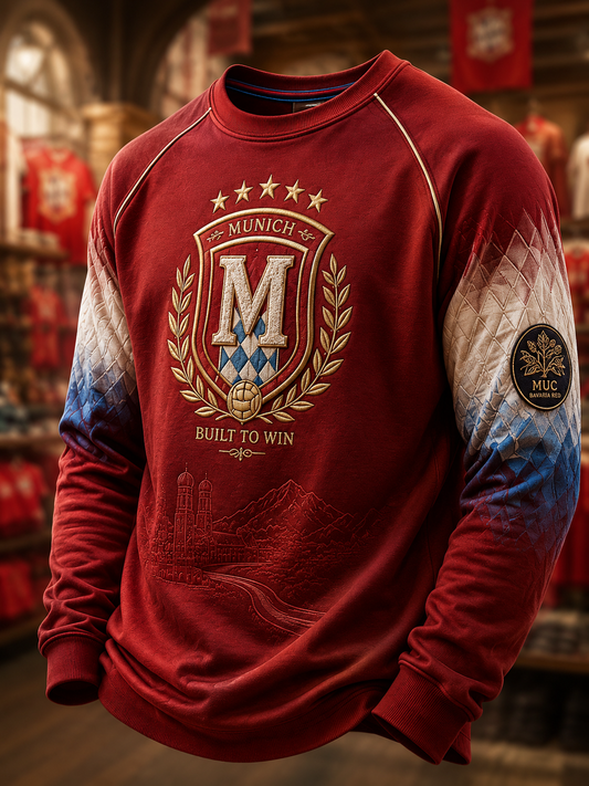 Herren-T-Shirt von Bayern München mit langen Ärmeln