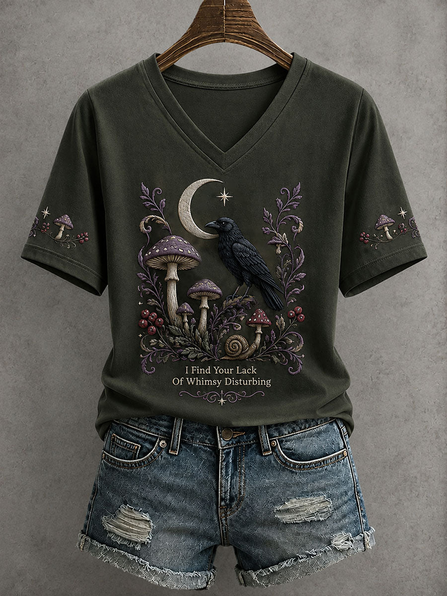 Damen-T-Shirt mit der Aufschrift „Ich finde Ihren Mangel an Verspieltheit beunruhigend“
