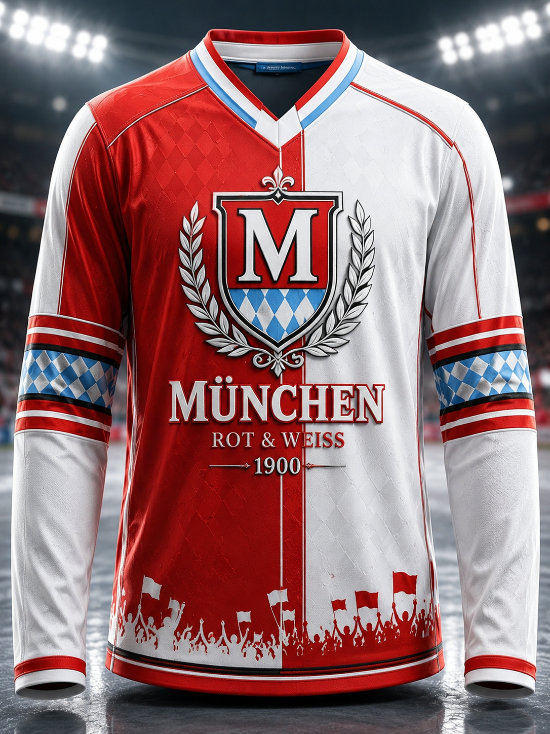 Herren Bayern München Langarm T-Shirt