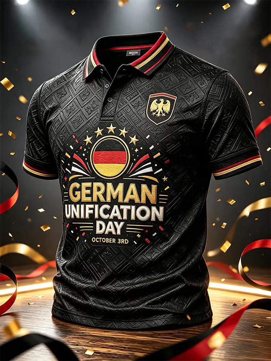 Herren-Tag der Deutschen Einheit-Print-Shirt