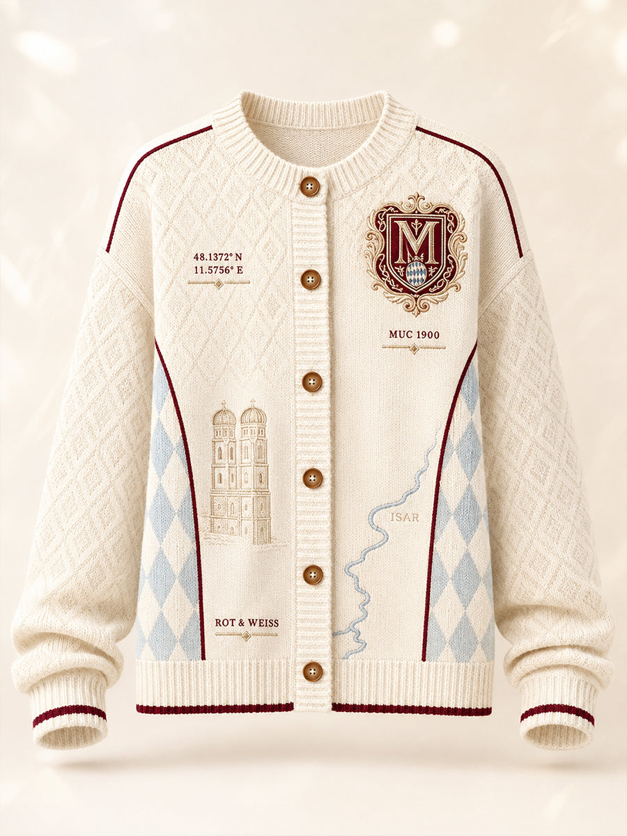 Damen-Strickjacke von Bayern München im Cardigan-Stil