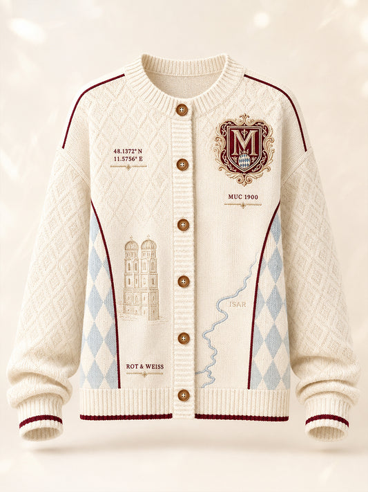 Damen-Strickjacke von Bayern München im Cardigan-Stil
