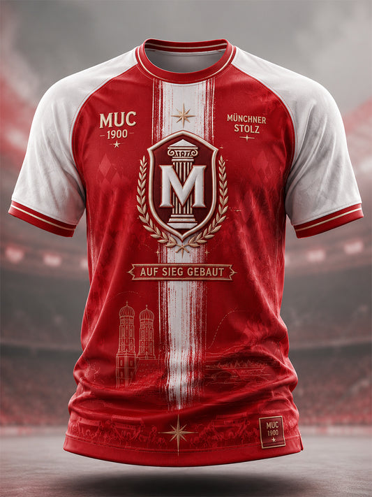 Herren-T-Shirt von Bayern München mit kurzen Ärmeln