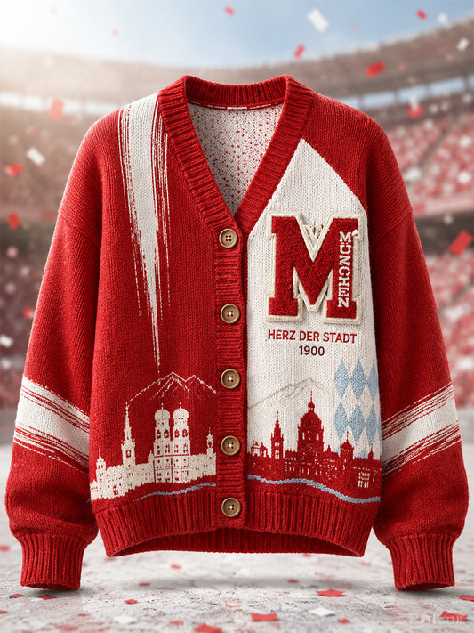 Damen-Strickjacke von Bayern München im Cardigan-Stil