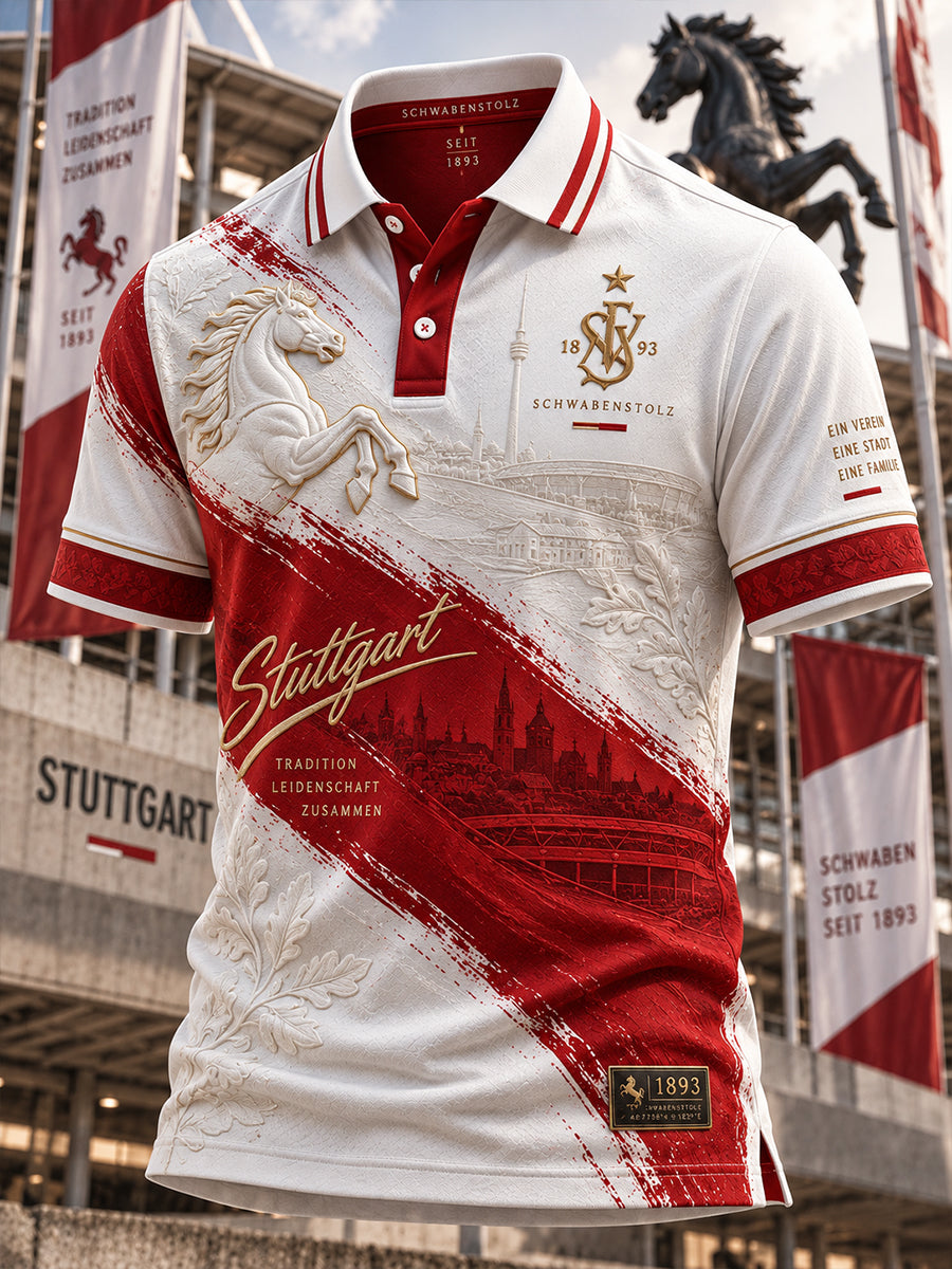 Herren VFB Stuttgart Polo-Shirt