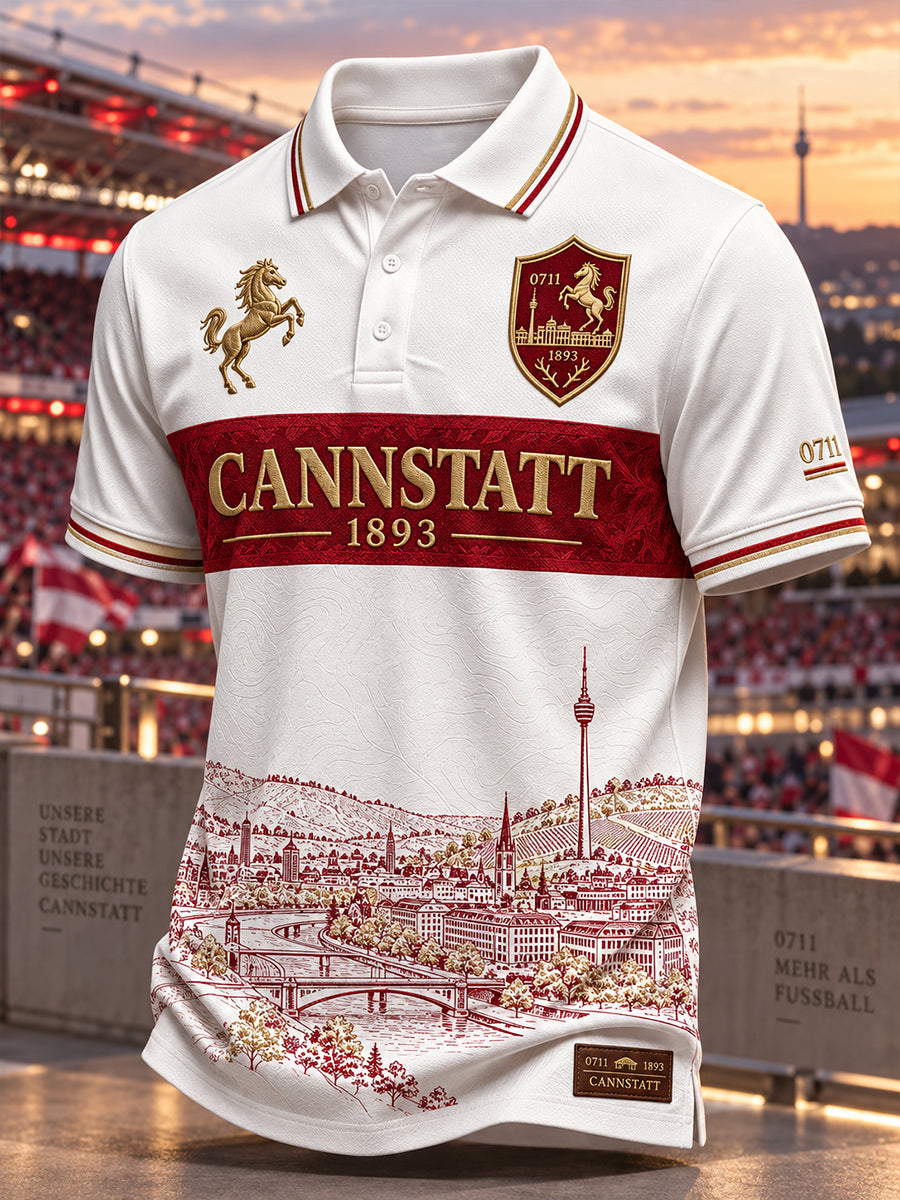 Herren Vfb Stuttgart Polo Shirt