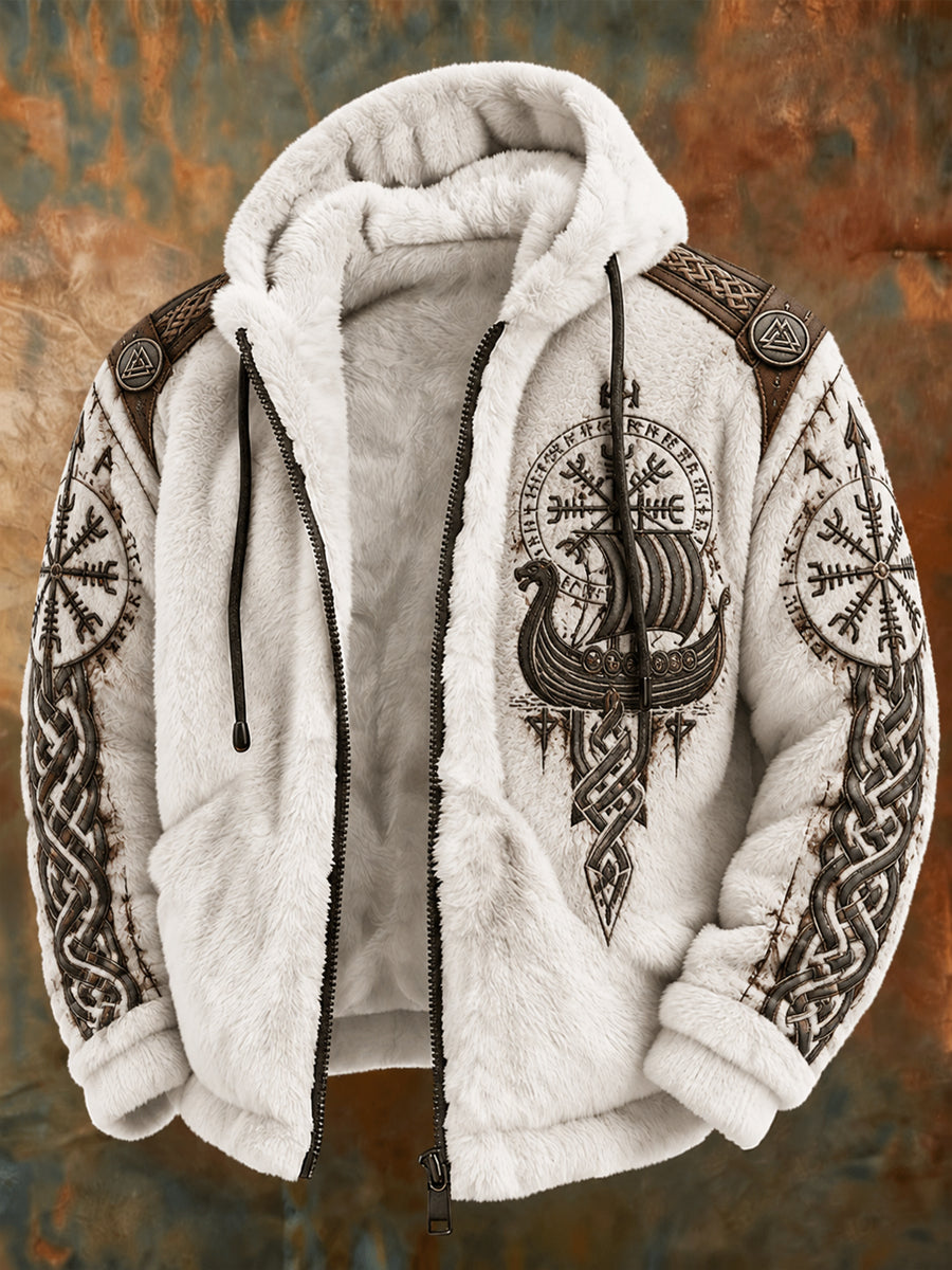 Herren-Viking-Flanellmantel