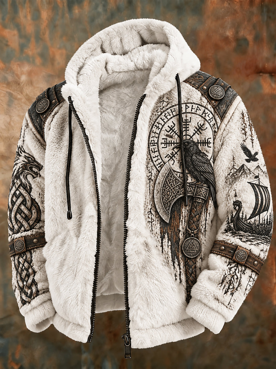 Herren-Viking-Flanellmantel