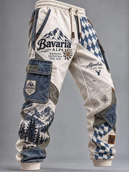 Herren-Freizeithose aus Baumwolle, Bayern-Style