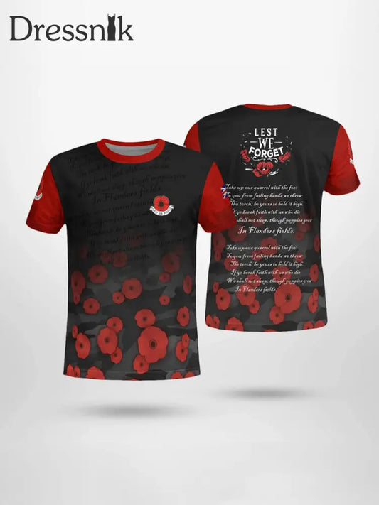 T-Shirt mit kurzen Ärmeln für Herren LEST WIR VERGESSEN als bild / S