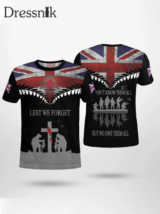 T-Shirt mit kurzen Ärmeln für Herren LEST WIR VERGESSEN als bild / S