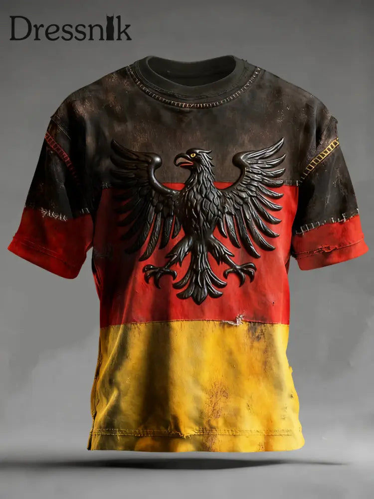 T-Shirt mit kurzen Ärmeln für Männer Deutschland Design als bild / S