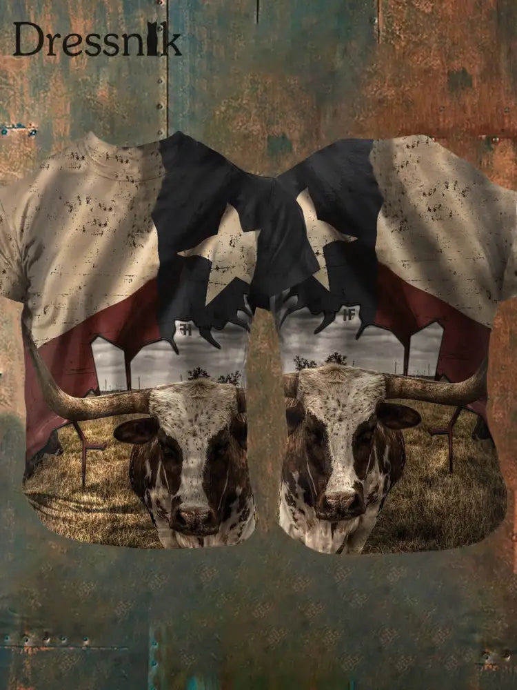 T Shirt mit kurzen Ärmeln für Männer Texas West als bild / S