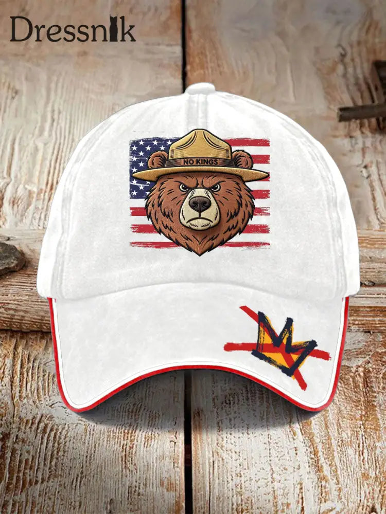 Unisex 8647 FDT 50501 ohne Königs druck Hut Weiß / EINS