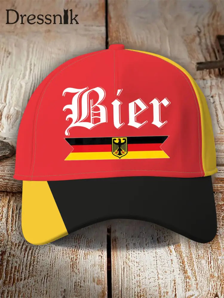 Unisex Deutschland Design Print Hut als bild / JM