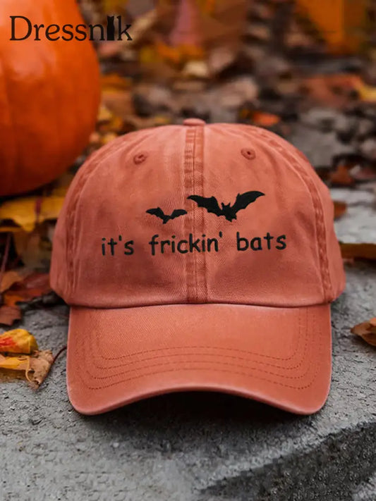 Unisex Es ist Frickin ’Fledermäuse Halloween Hut Orange / JM