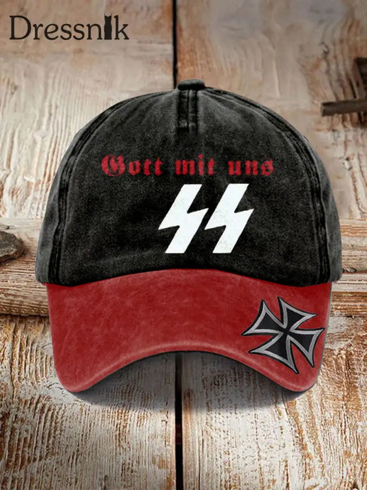 Unisex Gott mit uns bedruckter Hut als bild / JM