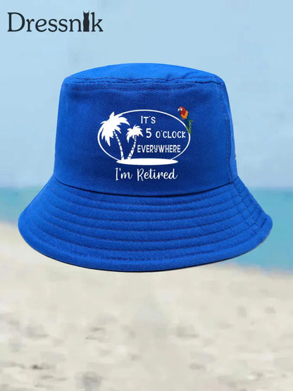Unisex Jimmy Buffett Day Design Print Hut Blau / JM