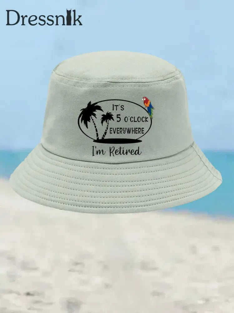 Unisex Jimmy Buffett Day Design Print Hut Hellgrün / JM