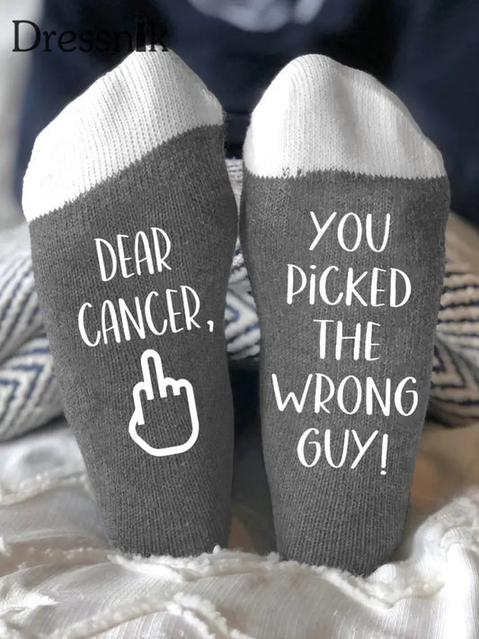 Unisex Modelle bekämpfen Krankheiten Socken Grau / EINS