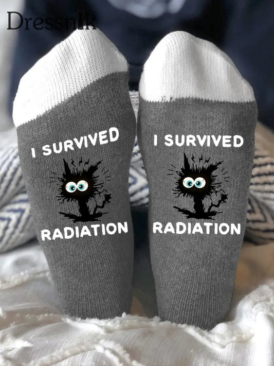 Unisex Modelle bekämpfen Krankheiten Socken Grau / EINS