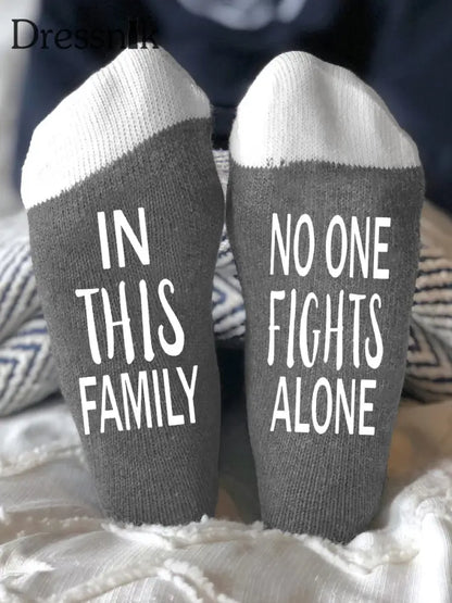Unisex Modelle bekämpfen Krankheiten Socken Grau / EINS
