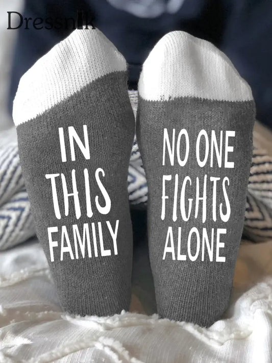 Unisex Modelle bekämpfen Krankheiten Socken Grau / EINS