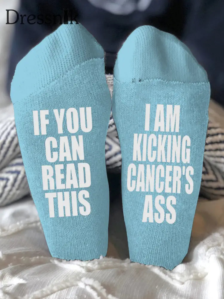 Unisex Modelle bekämpfen Krankheiten Socken Hellblau / EINS