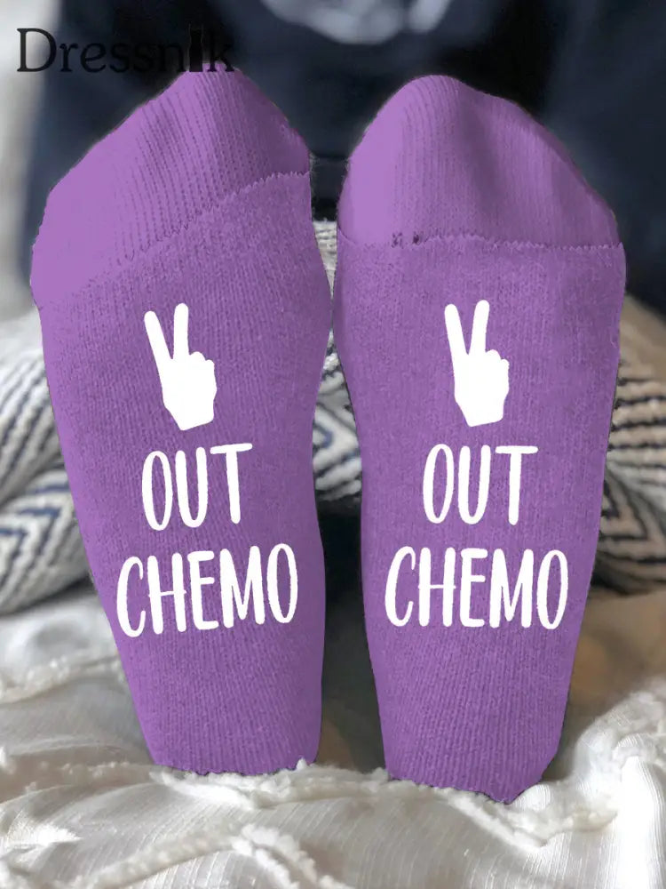 Unisex Modelle bekämpfen Krankheiten Socken Lila / EINS