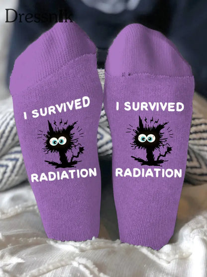Unisex Modelle bekämpfen Krankheiten Socken Lila / EINS