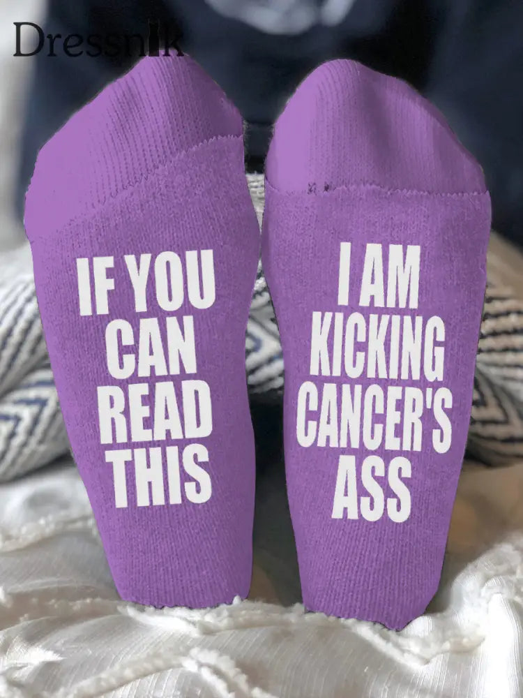 Unisex Modelle bekämpfen Krankheiten Socken Lila / EINS