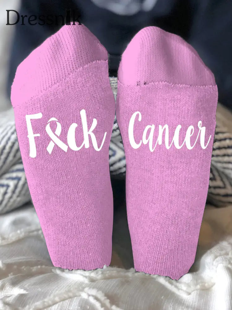 Unisex Modelle bekämpfen Krankheiten Socken Rosa / EINS