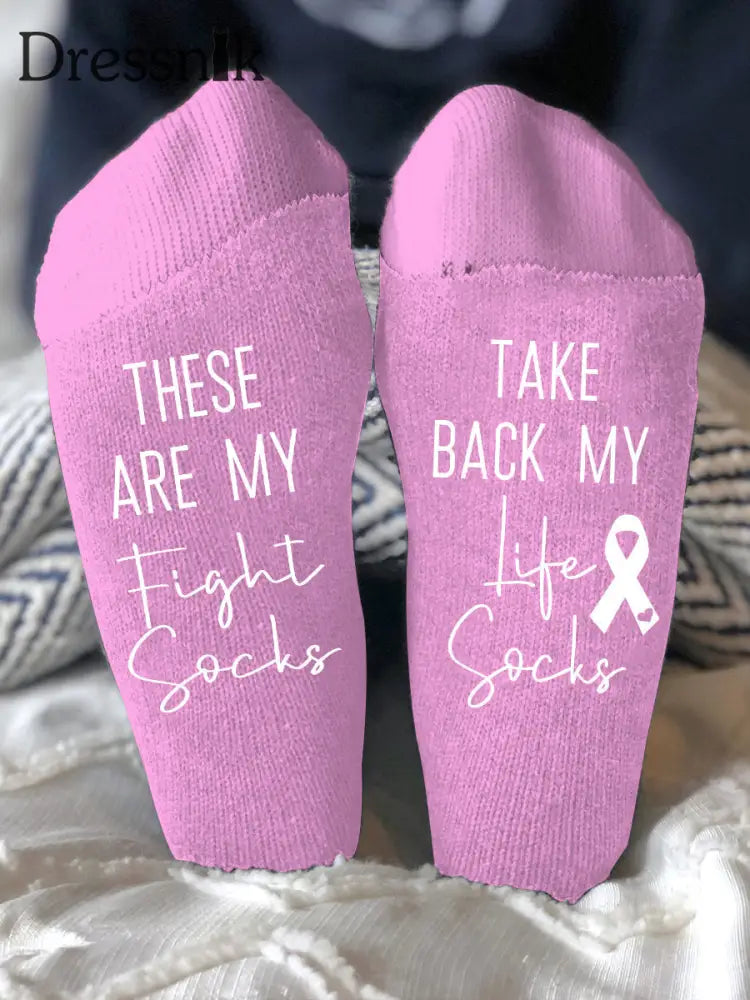 Unisex Modelle bekämpfen Krankheiten Socken Rosa / EINS
