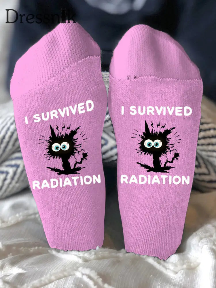 Unisex Modelle bekämpfen Krankheiten Socken Rosa / EINS