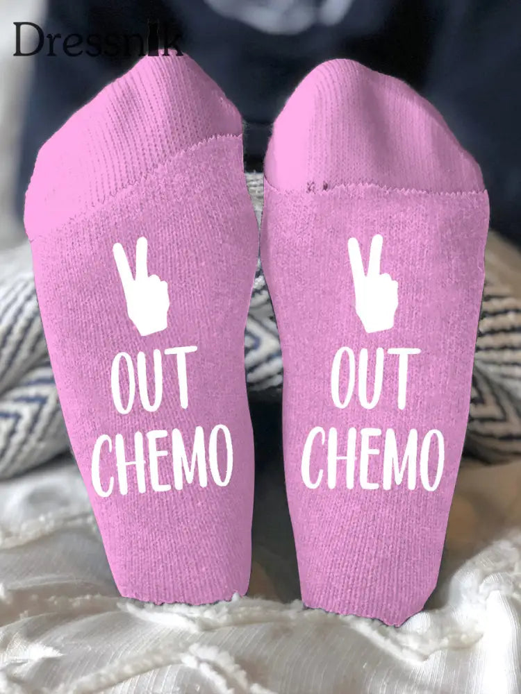Unisex Modelle bekämpfen Krankheiten Socken Rosa / EINS