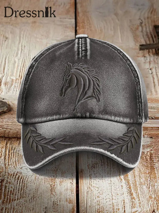 Unisex Pferd Design Print Hut als bild / JM
