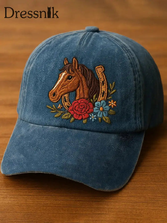 Unisex Pferd Design Print Hut als bild / JM