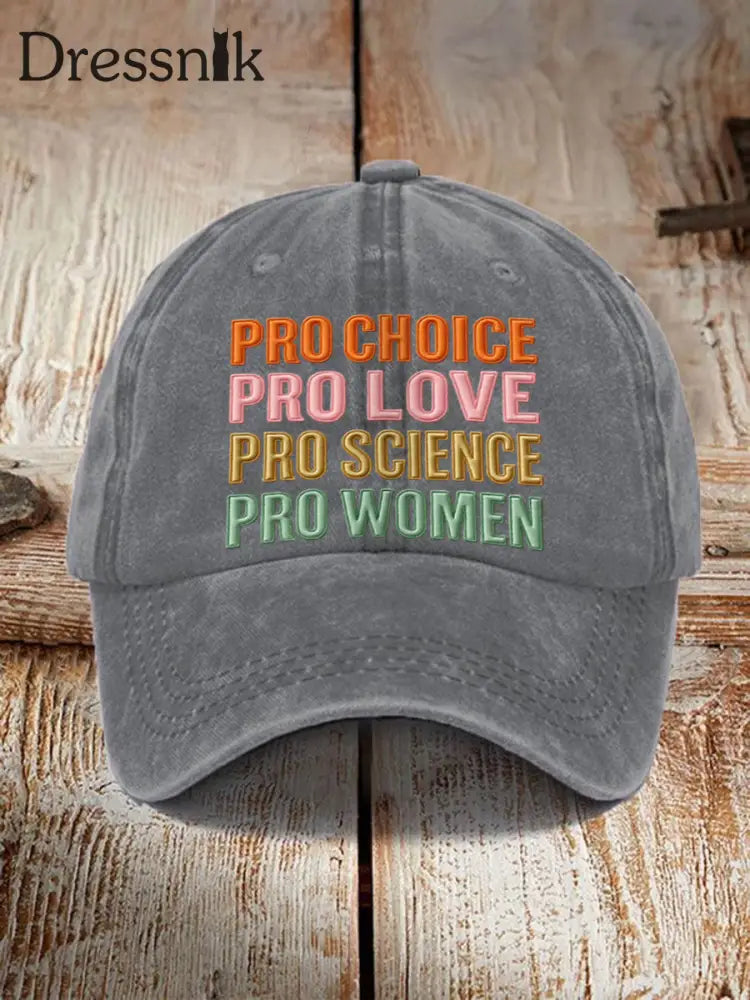 Unisex Pro Choice Print Hut Grau / EINS