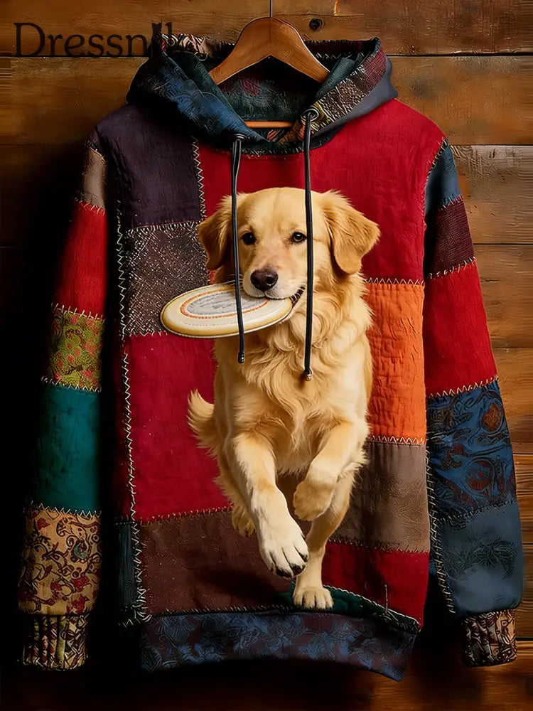 Unisex Retro Tier Kunst Print Bequemes Casual Sweatshirt