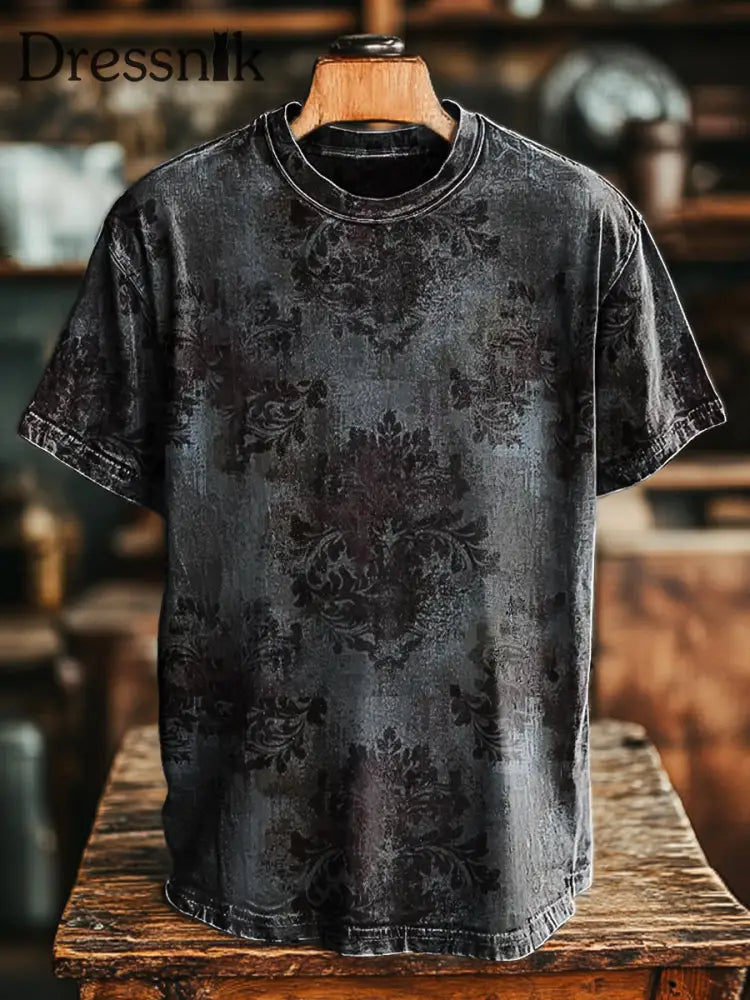 Unisex Vintage Abstrakter Totem druck Lässiges T-Shirt bunt / S