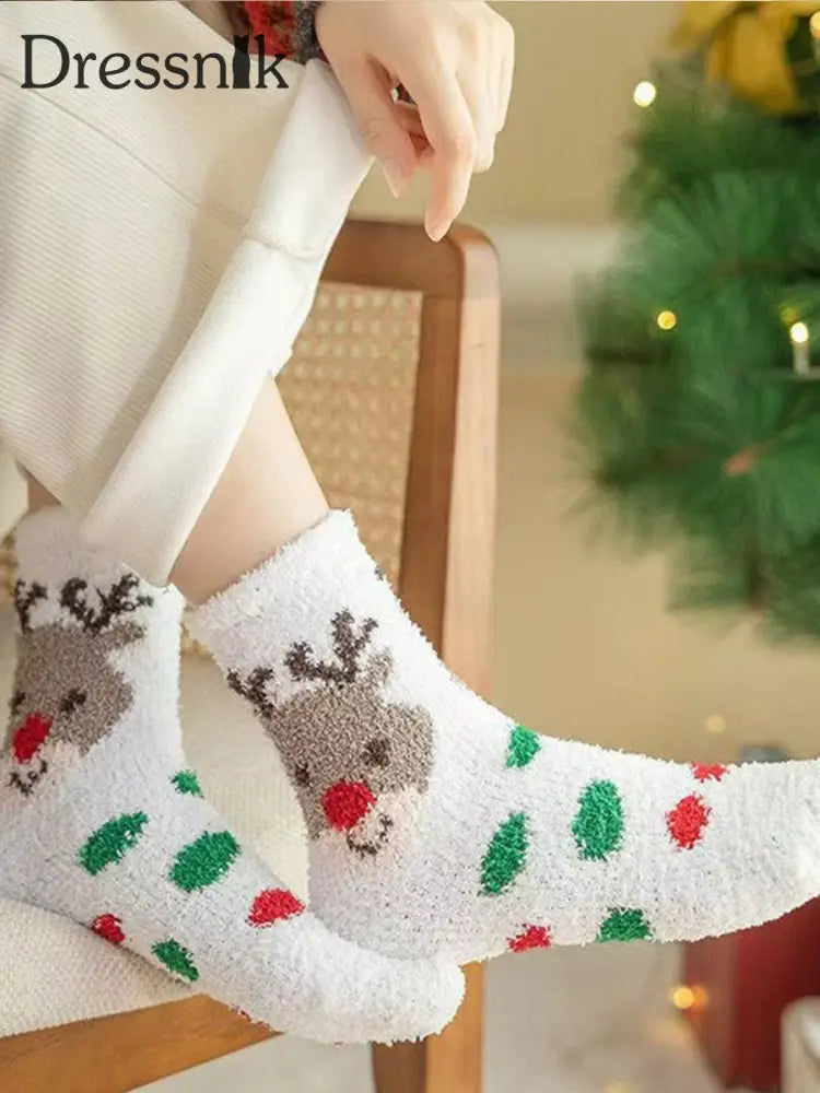 Unisex Weihnachts-Plüsch-Socken Bild 3 / EINS