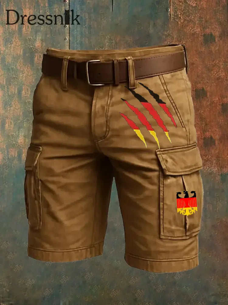 Vintage deutsche Kunst Casual Herren Shorts A / S