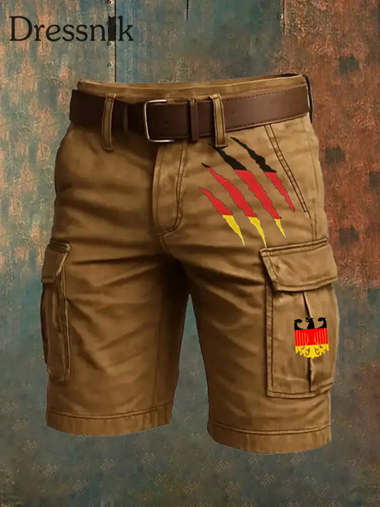 Vintage deutsche Kunst Casual Herren Shorts A / S