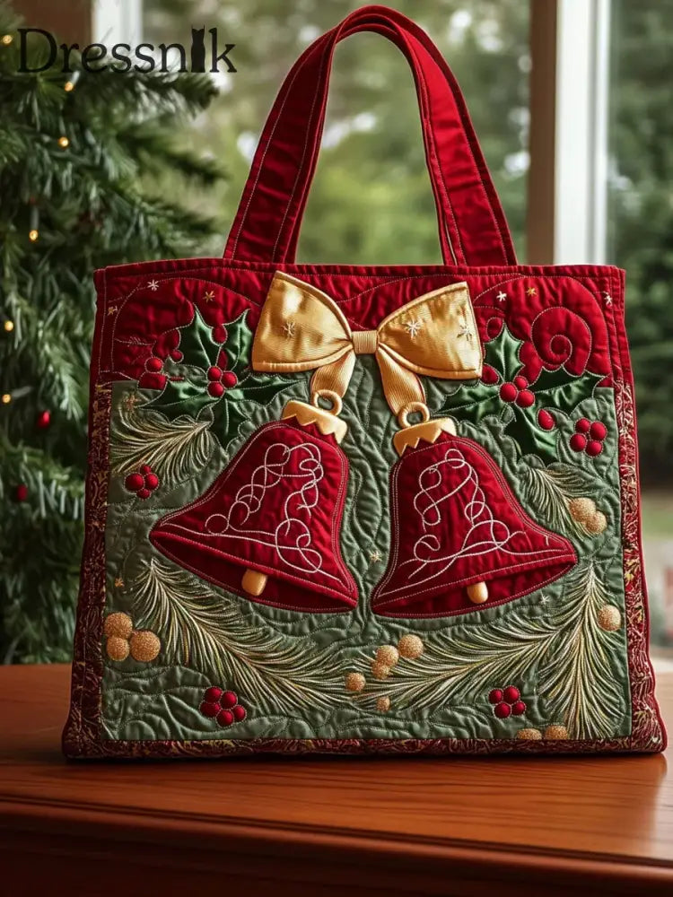 Vintage Weihnachts kunst Einkaufstasche A / S