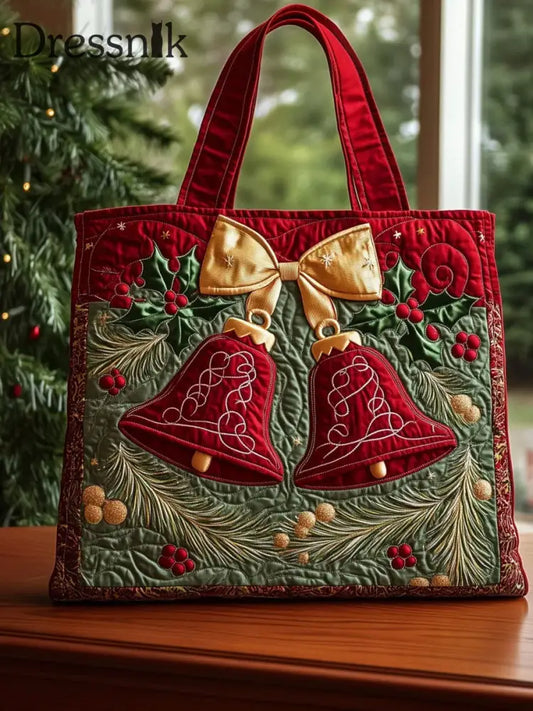 Vintage Weihnachts kunst Einkaufstasche A / S