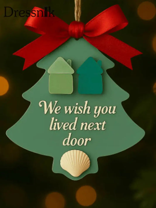 Weihnachts baum Freundschaft Ornament als bild / EINS