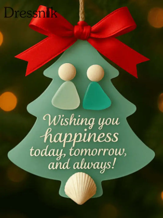 Weihnachts baum Freundschaft Ornament als bild / EINS