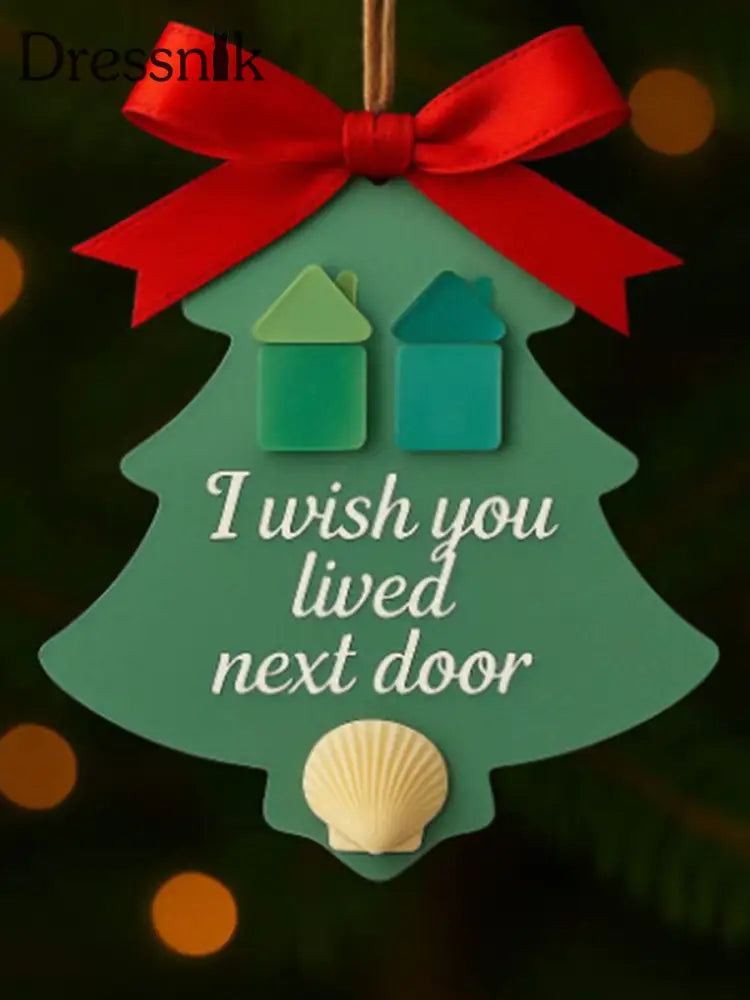Weihnachts baum Freundschaft Ornament als bild / EINS