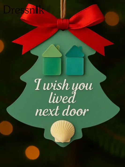 Weihnachts baum Freundschaft Ornament als bild / EINS